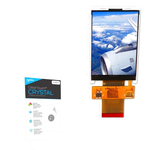 BoxWave Screen Protector Compatible With Newhaven Display NHD-2.4-240320CF-CSXN#-FT - ClearTouch Crystal (2-Pack), HD Film Skin - Shields From Scratches