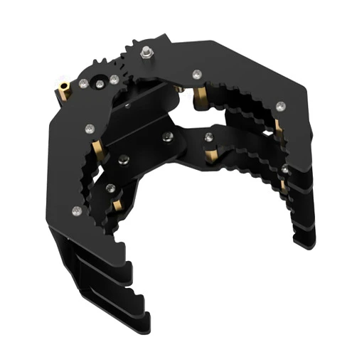 LewanSoul Mechanical Robot Arm Claw/Gripper Robot Gripper (Black Mechanical Claw Without servo)