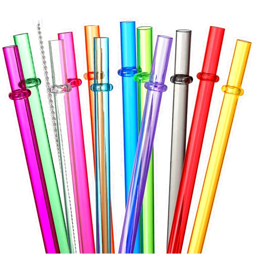 VITEVER 24 PCS, Reusable Straws with 4 Brushes, 10.5