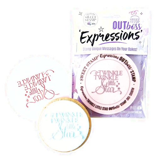 AmyCakes Sweet Stamp by AmyCakes Outboss Plastic Expression Stamp, Twinkle Twinkle Little Star