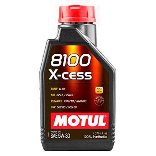 Motul 8100 X-Cess 5w30 Oil 1 Liter MTL108944 (1 Pack)