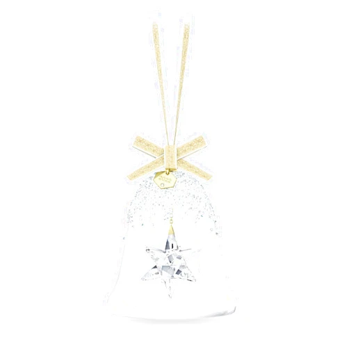 SWAROVSKI Annual Edition Christmas Bell 2022 Ornament, White Crystals, Part of The Annual Edition Collection
