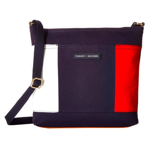Tommy Hilfiger Women's Th Flag Canvas Crossbody Bag