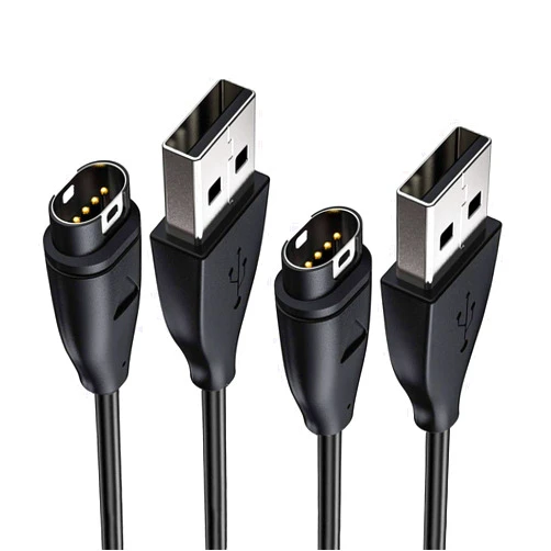 AODE Garmin Fenix 6 6S 6X Pro Sapphire Charger 2Pack, Ankey Charger Cable for Garmin Fenix 5 5S 5X Plus, Forerunner 935 945 45 45S 245, Approach S10 S40 S60 X10, Quatix 5 Sapphire, Vivoactive 3 4 4S