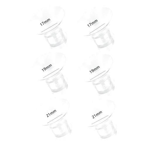 Smarbore Flange Insert 17/19/21mm Compatible with S9/S10/S12/S9 Pro/S12 Pro Wearable Breastpump, Wearable Breast Pump Shield/Flange Insert, Pump S9/S10/S12 Parts Replace,6pcs