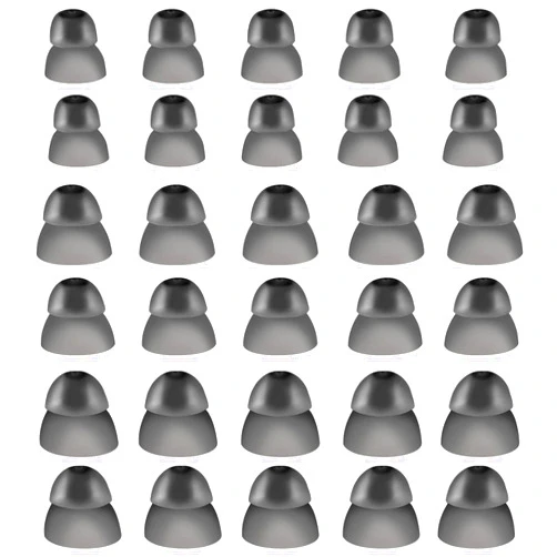 Tkocisa 30 Pcs Silicone Hearing Aid Domes Hearing Aid Ear Domes Hearing Aid Power Domes Ear Tips for Resound Sure Fit Style RIC RITE and Open Fit BTE Hearing Amplifier(Large, Medium, Small)