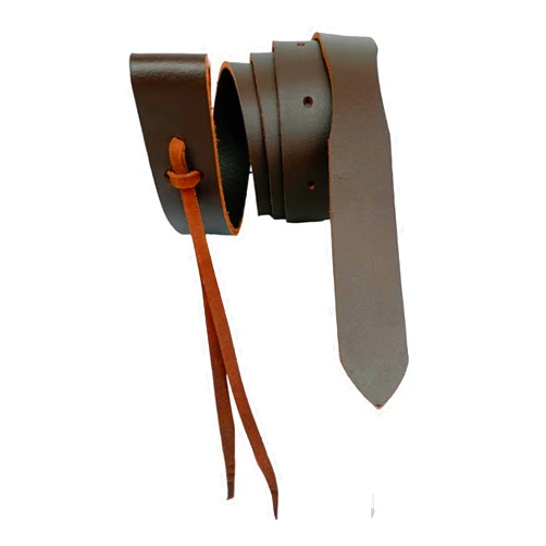 WEMBILS Leather Latigo Cinch Strap for Western Saddle Cinch tie with Holes Girth