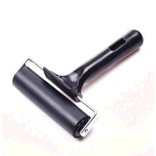 AKIRO 4-Inch Rubber Brayer Roller for Printmaking, Great for Gluing Application Also. (Original Version)