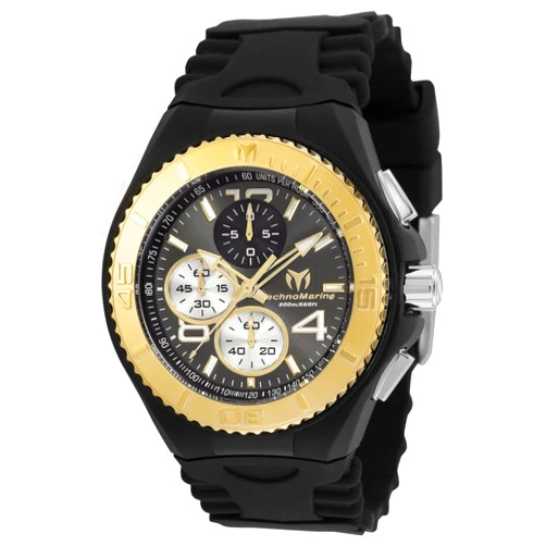 Technomarine Men's TM-115149 Cruise Analog Display Quartz Black Watch