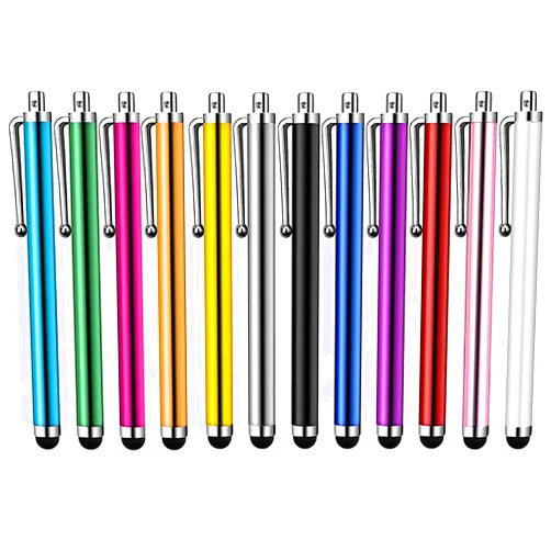 Rpanle Stylus Pens for Touchscreens, 12 Pack Universal Capacitive Touch Screen Pens for Tablets iPad iPhone Smartphone&All Touch Screen Devices - Multiple Colors