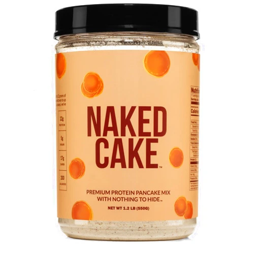 Naked Nutrition Naked Cake - High Protein Pancake & Waffle Mix, 22G Protein Per Serving, Gluten Free, Non-Gmo, No Soy, No Artificial Sweeteners, Flavors Or Colors - 1.2 Lb (Buttermilk)