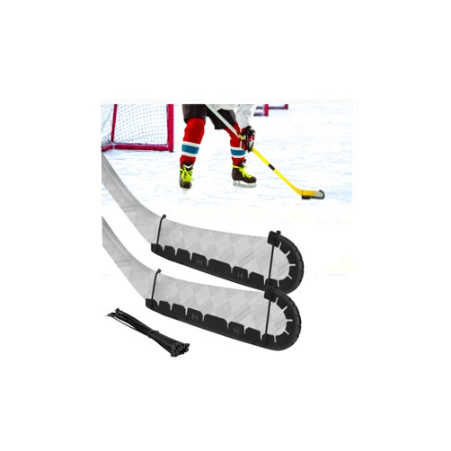 Hikeen Stick Blade Protector with 25 Wrap Ties,Wear-Resistant Hockey Blade Guard for Off Ice Training, Street Hockey, Universal Ice Hockey Traning Fit Kids, Intermediate, Senior Sticks