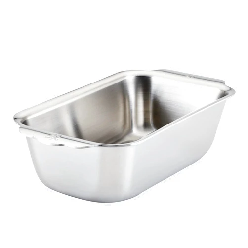 Hestan Provisions OvenBond – Tri-ply Clad Stainless Steel, 1-Pound Loaf Pan (9