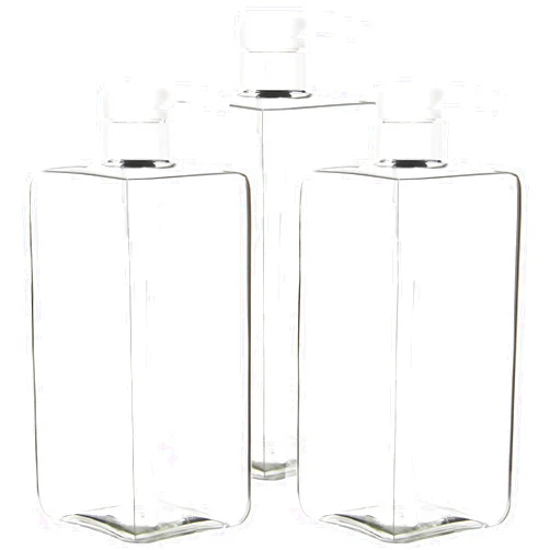 Youngever 3 Pack Pump Bottles for Shampoo 32 Ounce (1 Liter), Square Empty Shampoo Pump Bottles, Plastic Cylinder with Lockdown Leak Proof Pumps
