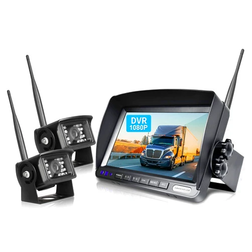 ZEROXCLUB 7 Inch HD 1080P Single/Dual Wireless Backup Camera (SW01+SW02)
