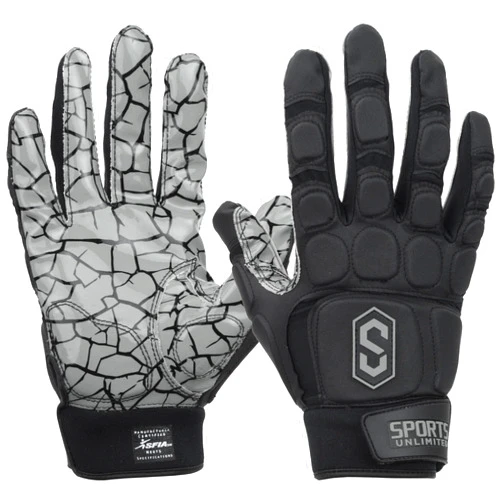 Sports Unlimited Max Clash Lineman Adult/Youth Padded Football Gloves, Lineman Football Gloves, Men's and Boys Offensive/Defensive Line