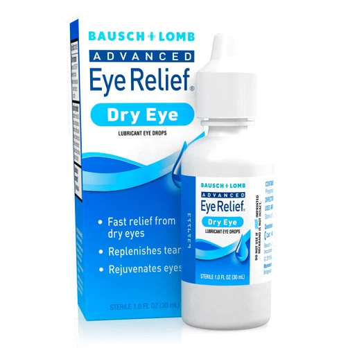 Bausch + Lomb Bausch & Lomb Advanced Eye Relief Eye Drops, for Dry Eyes & Redness Relief, 30 mL