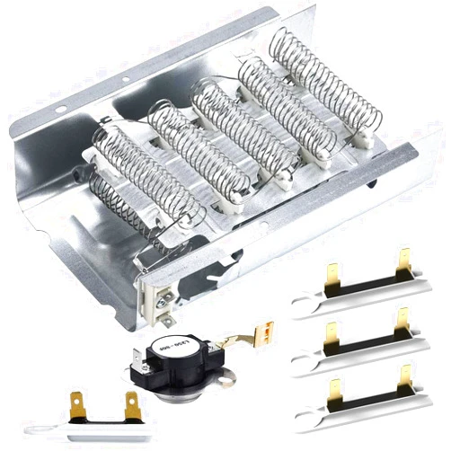 Romalon 279838 Dryer Heating Element for Whirlpool Kenmore Maytag Amana Roper Dryer Washer with 3392519 Dryer Thermal Fuse & 3977767 Thermostat Fuse by Romalon