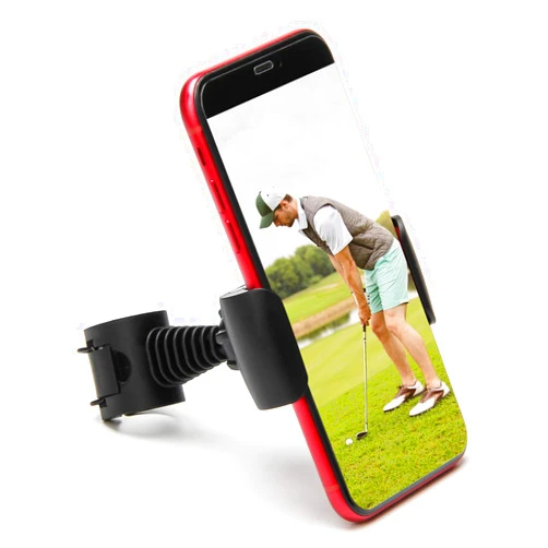 Coolrunner Record Golf Swing, Black Golf Phone Holder Clip, Record Golf Swing Phone Holder, Golf Training Aid Tool for Easy to Set Up