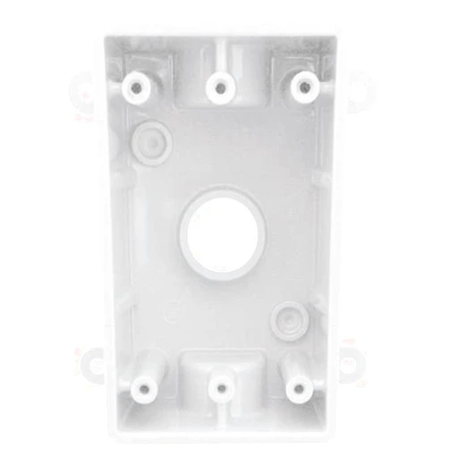 Sealproof 1-Gang 3 Hole Nonmetallic Weatherproof Outdoor Electrical Outlet Box with 3/4