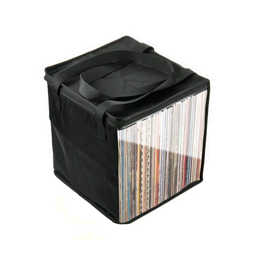 GMBYLBY Mayrecords Portable Bag Convenient Storage & Travel Handbag & Reusable For Music Lovers For 50pcs 12inch Vinyls 12 Inch Storage