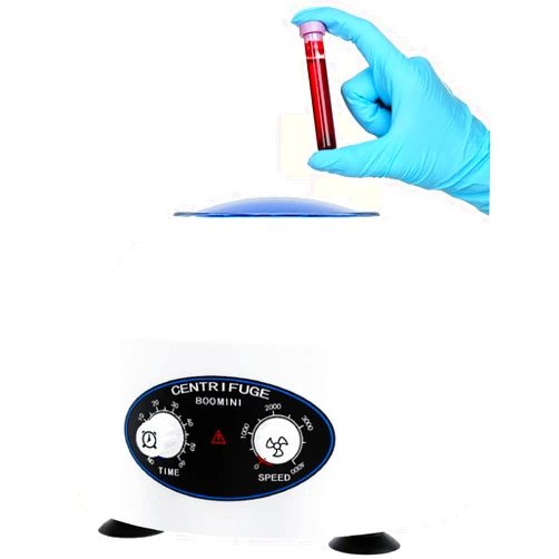 Dolfinie Centrifuge Machine, Lab Benchtop Centrifuges, Plasma Blood Centrifuge, Timer and Speed Control, 4000RPM Capacity 10ml×6 800mini 110V US Plug [UPGRADE]