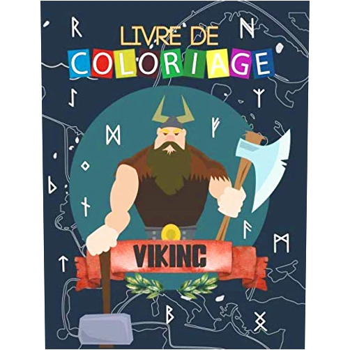 French Edition by Jessy Coloriage Publishing (Author) Livre de Coloriage Viking: Viking Coloriage Pour les Enfants de 4 à 8 Ans (French Edition)