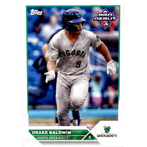 Topps 2023 Topps Pro Debut #PD-123 Drake Baldwin Augusta GreenJackets Baseball Card - Sportscard Superstore