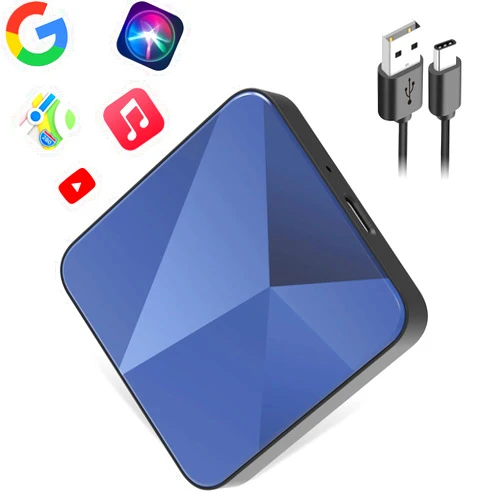 HomLxcIar 5.1 Wireless CarPlay Adapter, Enjoy Neat Vehicle Setup and Seamless Connectivity,Easy Installation & Responsive Navigation,Compatible with Type-C and USB-C,carplay Wireless Adapter,Plug and Play