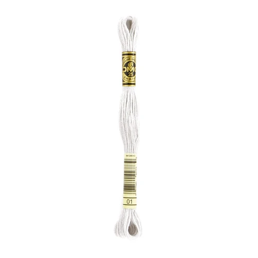 DMC 6-Strand Embroidery Cotton 8.7yd - White Tin