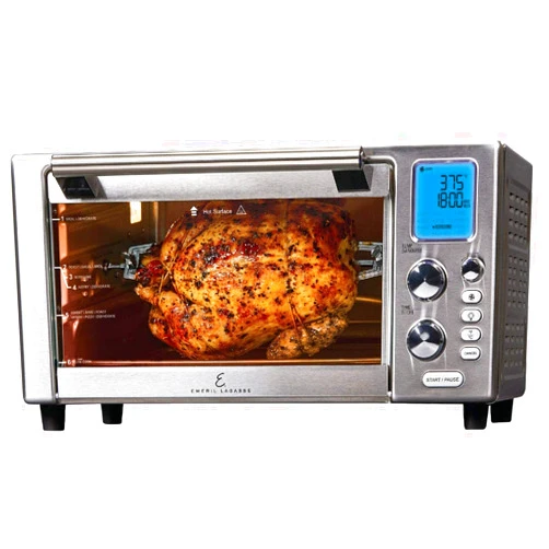 Emeril Lagasse Power Air Fryer Oven 360,2020 Model,Special Edition,9-in-1 Multi Cooker,Free Emeril’s Recipe Book Included ,Digital Display, Slick Design,With Special 1 Year Warranty,As Seen On TV
