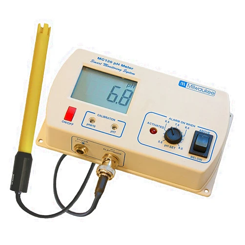 Milwaukee Instruments Professional pH Level Monitor Aquarium Water Tester MC120
