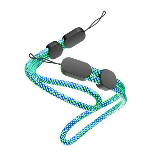 Avorast Hand Wrist Strap Lanyard, 2 Pack Carbon Fiber Phone Lanyards Adjustable Lanyard for GoPro, Camera, Phone Case, Keys, Keychain, USB Flash Drive, Flashlight, Glove Leash (Blue&Green)