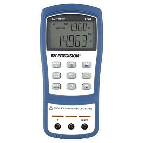 B&K Precision 879B Dual Display Handheld Deluxe Universal LCR Meter with Backlit Display