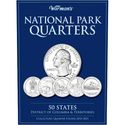 By Warman's (Author) National Park Quarters: 50 States + District of Columbia & Territories: Collector's Quarters Folder 2010-2021 (Warman's Collector Coin Folders)