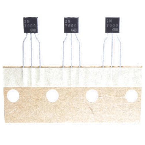 HUABAN (Pack of 20) 2N7000 TO-92 N-Channel Plastic-Encapsulate MOSFET 60V 0.2A 625mW
