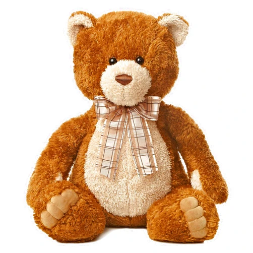 Aurora® Snuggly Bear Brown Sugar™ Stuffed Animal - Comforting Companion - Imaginative Play - 22 Inches