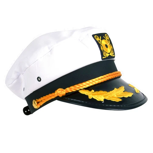 Kangaroo - Embroidered Navy Sailor Yacht Captains Hat for Men, Women, and Kids - Adjustable Costume Hat Accessory - Stylish Boat Captain Hat for Halloween, Cosplay, Themed Costume Parties