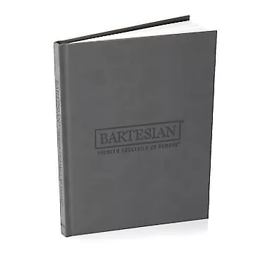 Bartesian Leather Bound Cocktail Menu Book for 2023