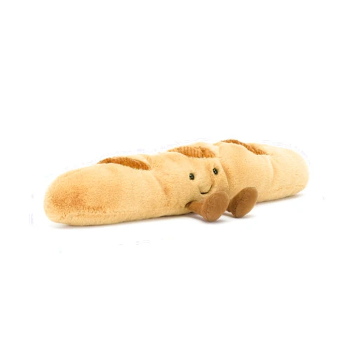 Jellycat Amuseables Baguette Stuffed Toy, 13.5 inches - Food Plush - Fun Gift Idea