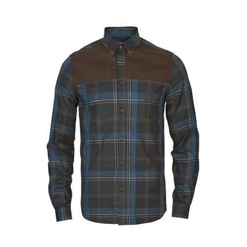Harkila 2025 Mens Anker Long Sleeve Shirt 101635001 - Dark Navy Size - XL