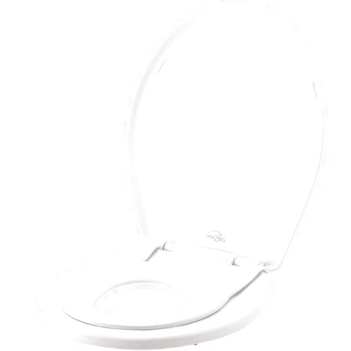 Mayfair Little2Big Toilet Seat with Built-In Potty Training Seat, Slow Close, Durable Plastic, ROUND, White