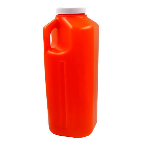 HealthStar 24 Hour Urine Collector Specimen Container 3,000 Milliliter | Leak Proof Screw Cap Lid, No Odor, Graduated Measuring, Durable - Amber Color