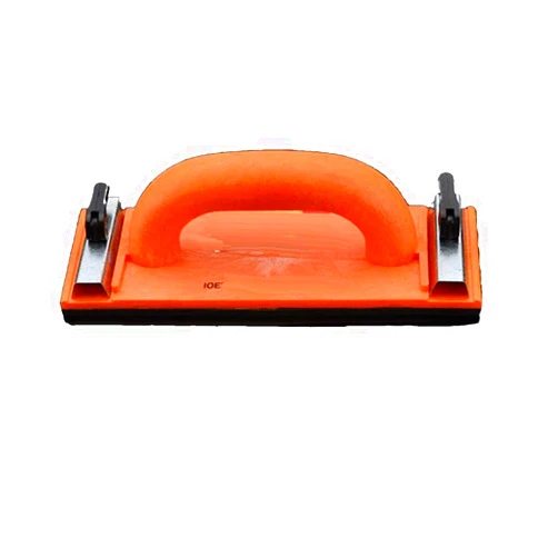 Edward Tools Hand Sander with Sandpaper Clamp - For Drywall, Wood, Floor - 9 1/4” x 3 1/4”’ - Ergo Contour Handle - Uses Standard 11 1/4” Sandpaper