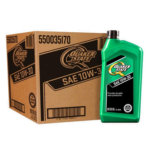 Quaker State Motor Oil, 10W-30, 1 Quart (6 Pack)