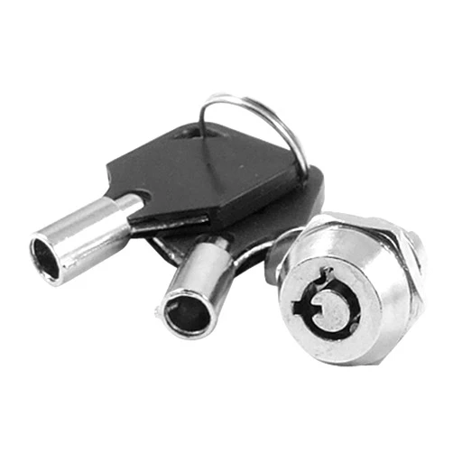 KHJK Cabinet Door Quarter Turn Security Tubular Cam Lock with Keys