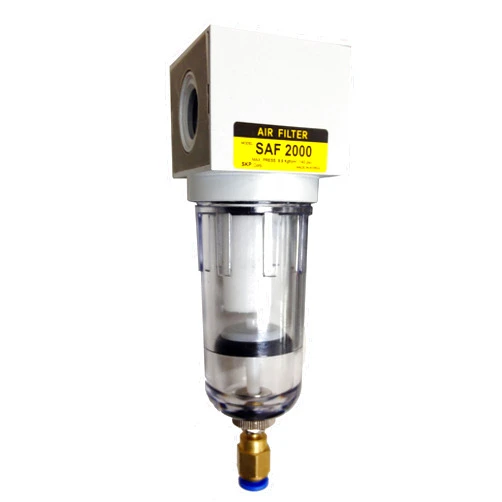 PneumaticPlus SAF2000M-N02BD Miniature Compressed Air Particulate Filter 1/4