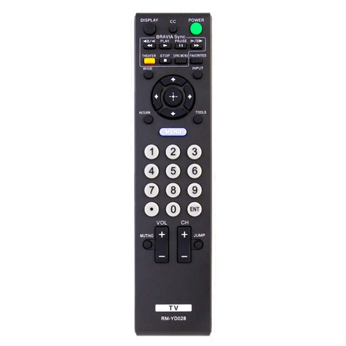 AULCMEET RM-YD028 Replaced Remote Control fit for Sony Bravia TV KDL-46VE5 KDL-46VL150 KDL-52S5100 KDL32L5000 KDL46S5100 KDL32XBR9 KDL52V5100 KDL46V5100 KDL52S5100 KDL32S5100 KDL40V5100 KDL26L5000