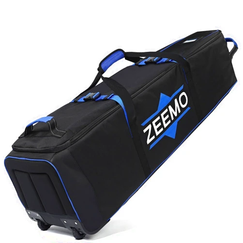ZEEMO Golf Travel Bag, Full-Open Protective & Wheeled Airline-Approved Case for Clubs, Cart&StandBag, Soft-Sided Waterproof Cover Made of Heavy Duty Oxford