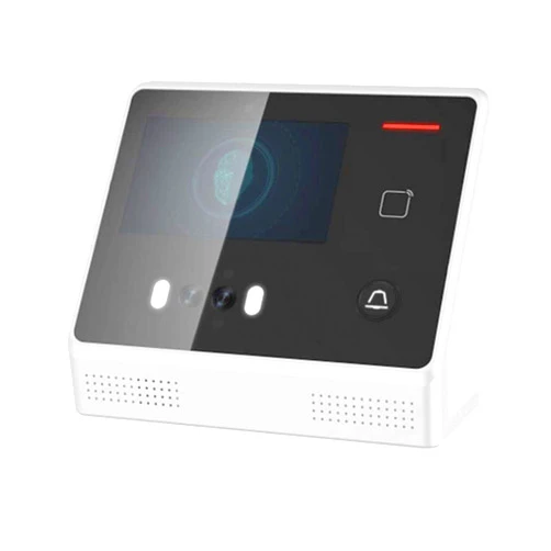 LINOVISION Face Recognition Time Clock Non-Contact Attendance System with 5 inch Touch Screen Max 1600 Faces Support Password Mifare Card Access TCP/IP WiFi Complaint